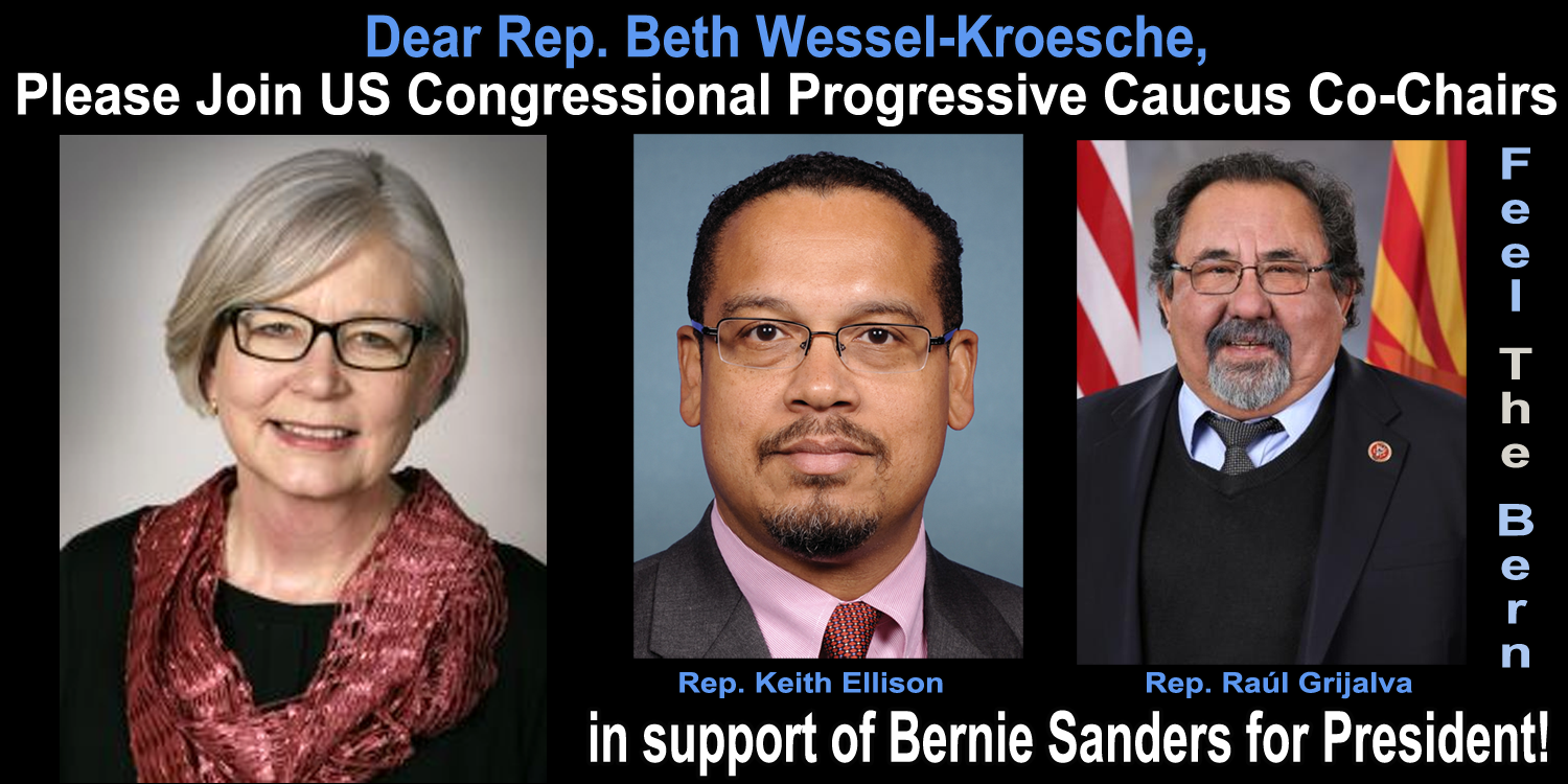 Iowa Rep Beth Wessel-Kroeschell for Bernie Sanders for President 2016
