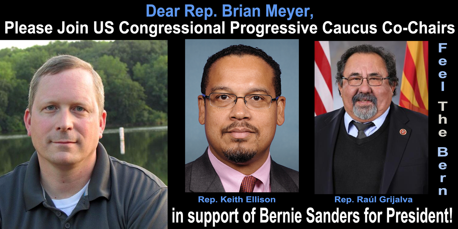 Iowa Rep Brian Meyer for Bernie Sanders for President 2016