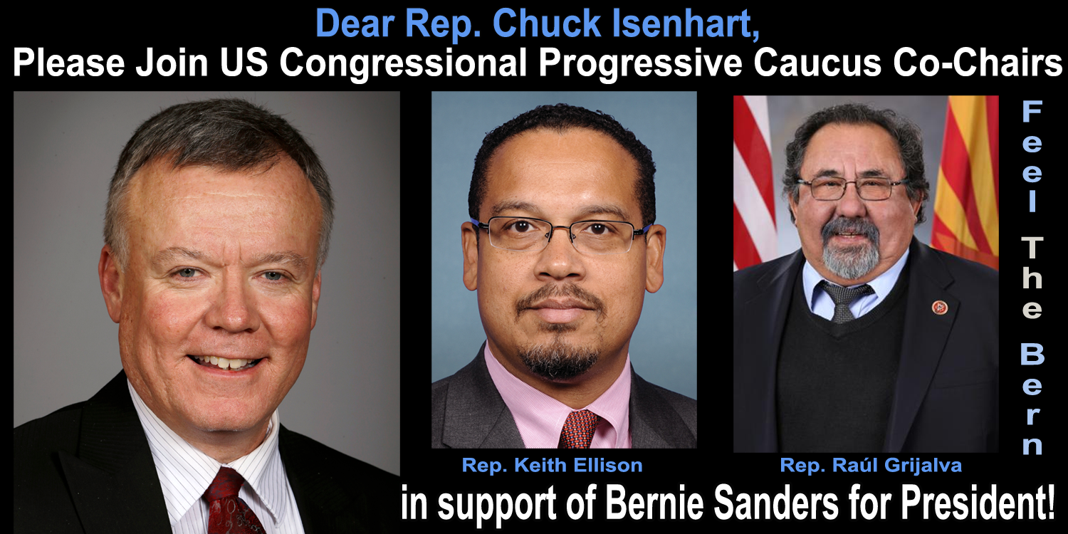 Iowa Rep Chuck Isenhart for Bernie Sanders for President 2016