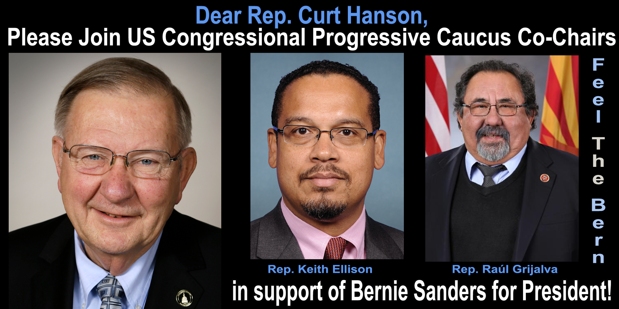 Iowa Rep Curt Hanson for Bernie Sanders for President 2016