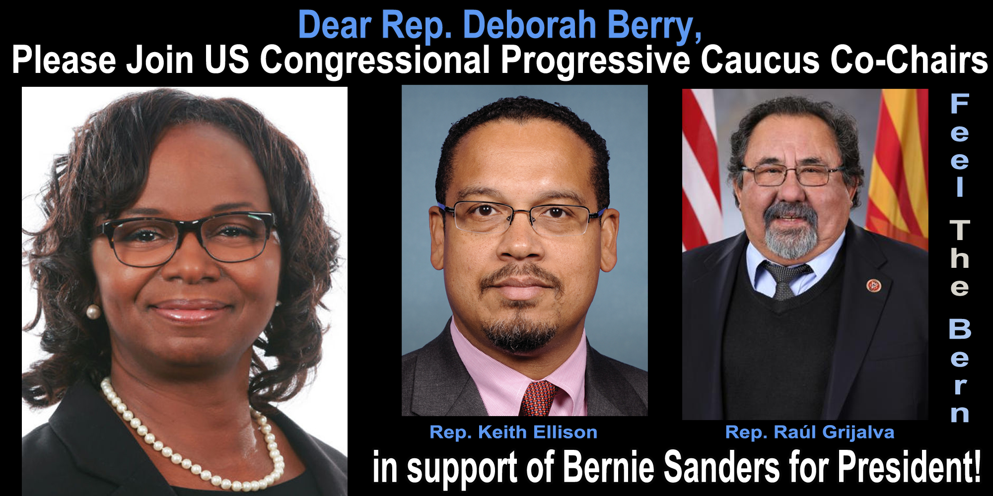 Iowa Rep Deborah Berry for Bernie Sanders for President 2016
