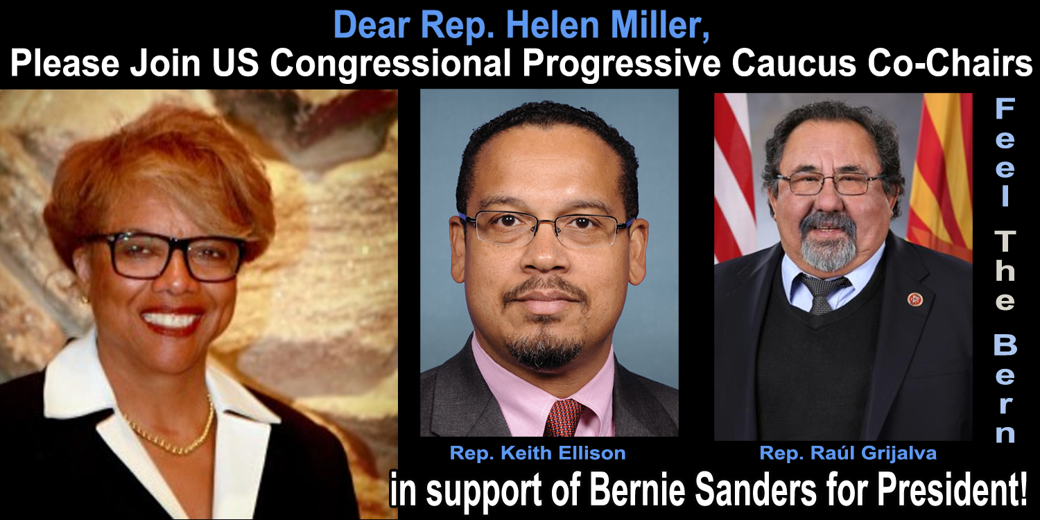 Iowa Rep Helen Miller for Bernie Sanders for President 2016