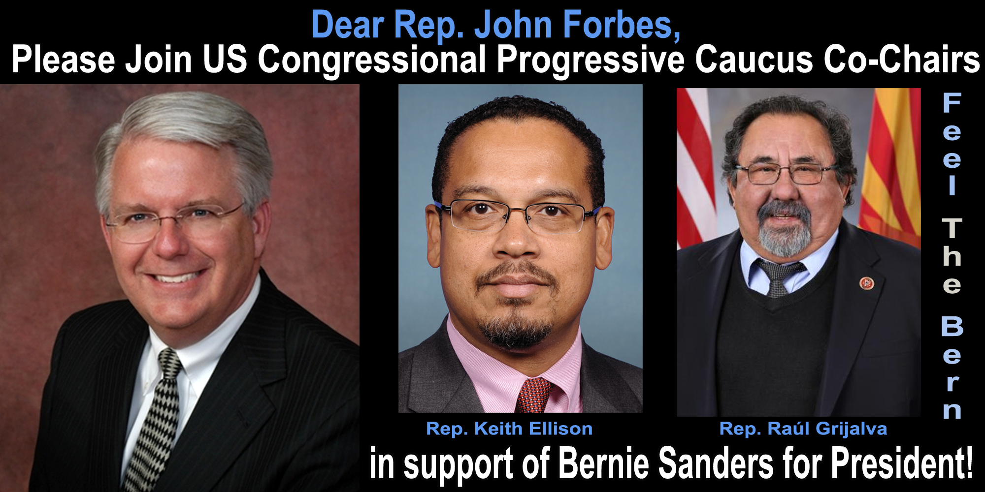 Iowa Rep John Forbes for Bernie Sanders for President 2016