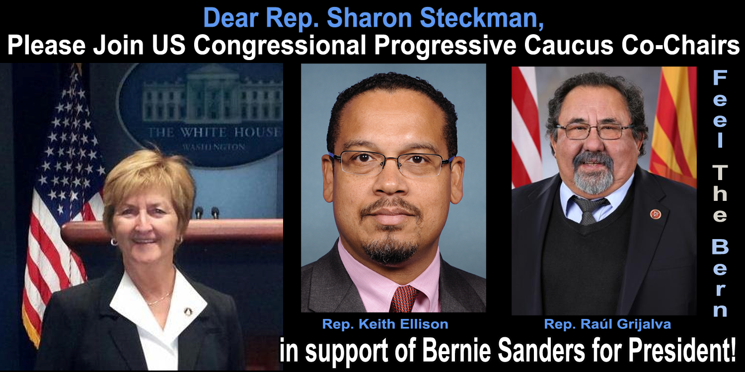 Iowa Rep Sharon Steckman for Bernie Sanders for President 2016